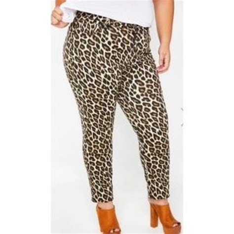 american bazi jeans leopard print skinny jeans poshmark