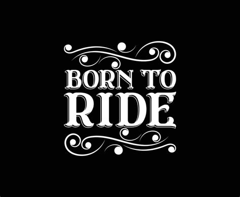 Born To Ride Typography Vector T Shirt Design 14471276 Vector Art At