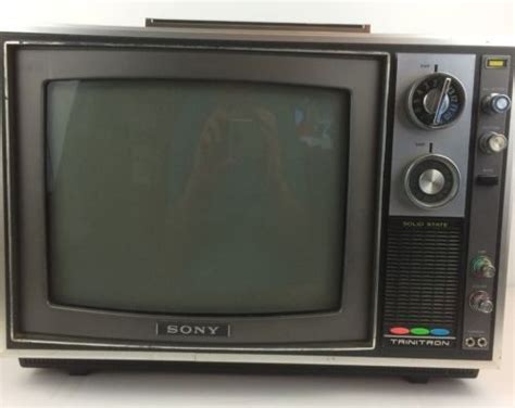 Vintage Sony Trinitron 12 Color Television Model Kv 1201 For Sale