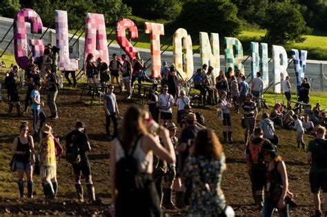 Glastonbury S Wildest Moments Pictured Naked Protests Mud Fights And