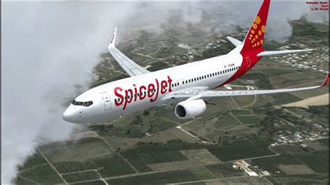 They failed to keep their promise to help change the departure date because of death in the family. fsx spicejet takeoff.....landing oh nooooo - YouTube
