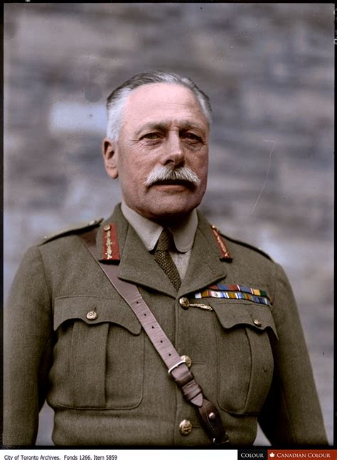 Field Marshal Douglas Haig Colourized Photograph Canadian Colour