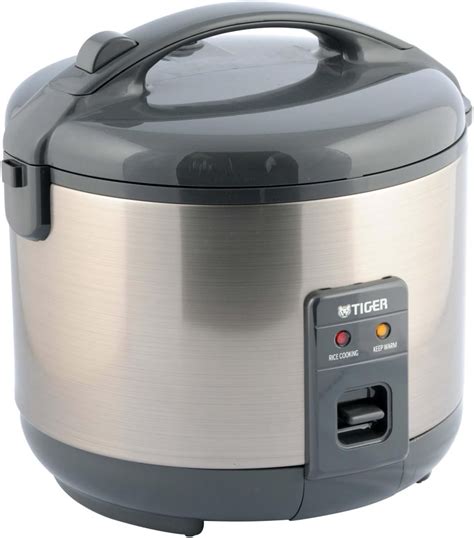 Tiger Jnp S U Cup Capacity White Rice Cooker With Non Stick Inner