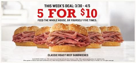 Buffalo wild wings introduces new $5.99 classic chicken sandwich You Can Get 5 Arby's Classic Roast Beef Sandwiches Right ...