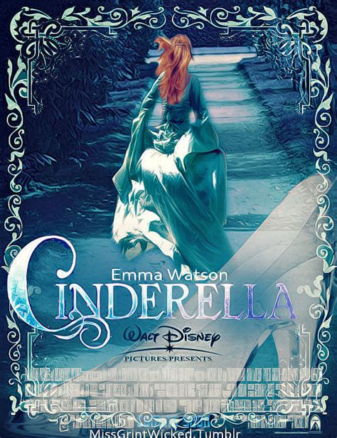 Emma Watson As Cinderella Fanmade Poster By Missweirdcat On Deviantart