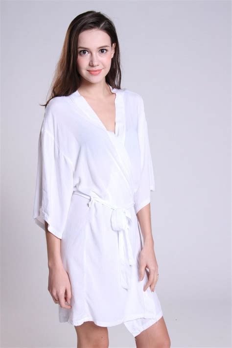 White Cotton Robe Night Dresses Cotton Nightwear Bride Ts Pajama Lady Sleepwear Wholesale