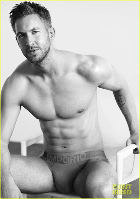 Calvin Harris Is Shirtless Sexy In New Armani Underwear Ad Photo