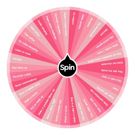 Sleepover Spin The Wheel App