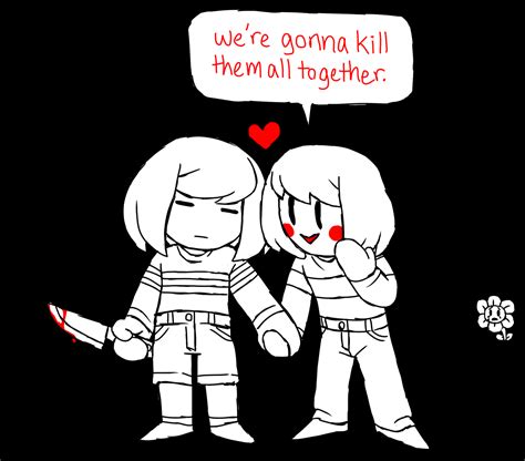 Undertalefrisk And Chara Freee