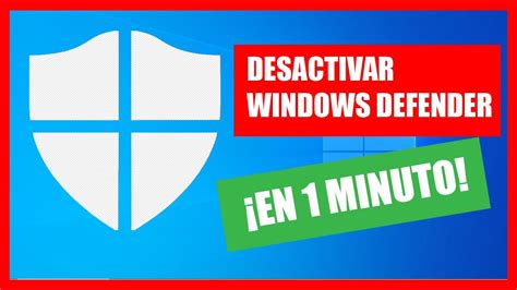 Desactivar Windows Defender En Windows En Minuto Youtube Hot Sex Picture