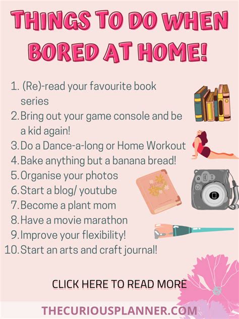 Top Things To Do When Youre Bored In The House The Curious Planner