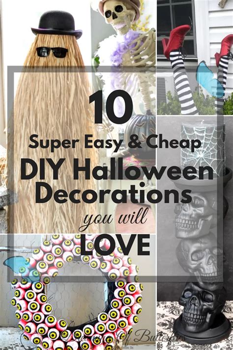10 Super Easy And Cheap Diy Halloween Decorations You Will Love