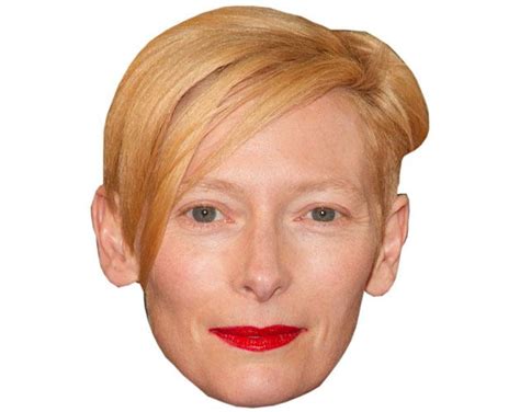 Cardboard Celebrity Masks Of Tilda Swinton Lifesize Celebrity Cutouts