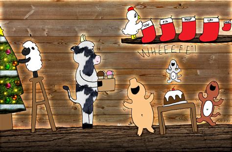 Barnyard Christmas By Katamariluv On Deviantart