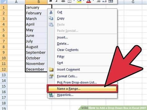 How to select all cells that have a drop down list in it. How to Add a Drop Down Box in Excel 2007: 11 Steps (with ...