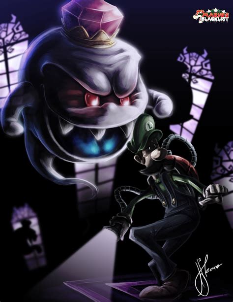 King Boo From Luigi S Mansion Dark Moon Game Art Hq