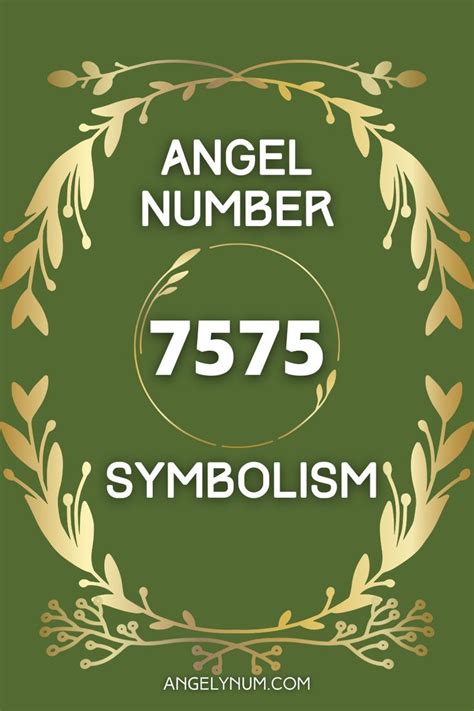 The Symbolism Of Angel Number 7575 Angel Meant To Be Your Guardian Angel