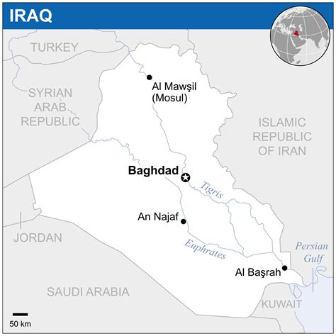 Large Political Map Of Iraq Iraq Asia Mapsland Maps Of The World