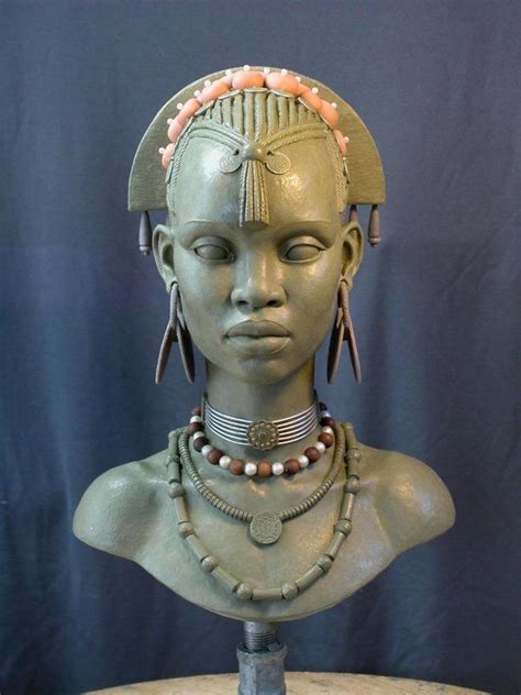Pin By Quarteyus Evans Sr On Art African Sculptures Bust Sculpture