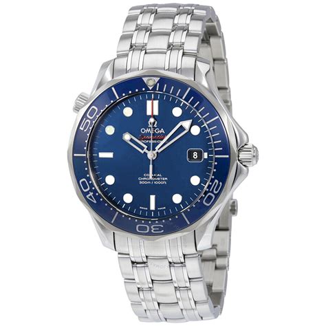 Omega Seamaster Automatic Blue Dial Mens Watch 21230412003001