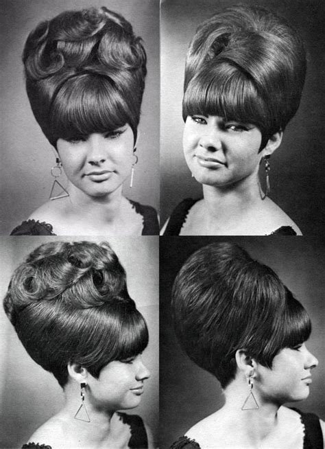 Another cutting edge 60s hairstyle is the long hair which can either be worn sleek or with a slight lift and almost always with a fringe. RIP Margaret Vinci Heldt: Designer of The Beehive Hairdo ...