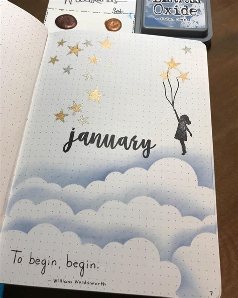 January Bullet Journal Cover Page Ideas Get Inspired In 2020