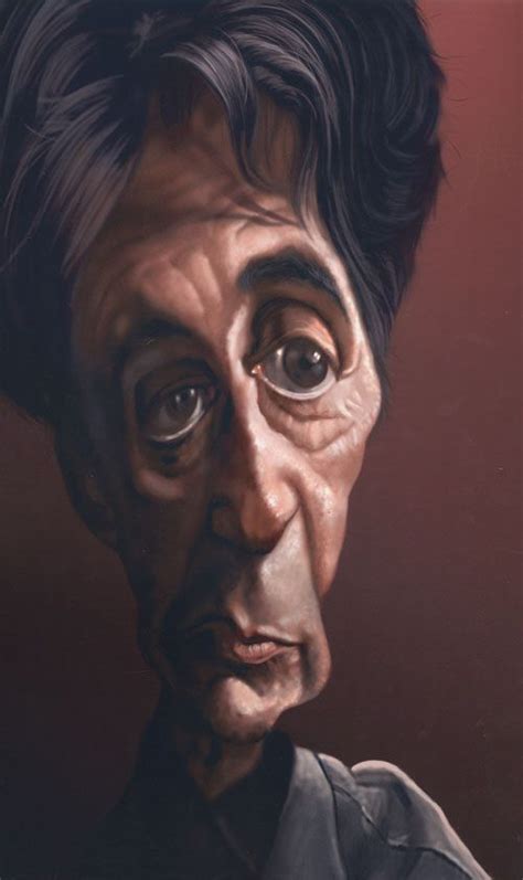 Al Pacino Celebrity Caricatures Funny Caricatures Caricature