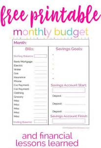 patriotic printable monthly budget printable