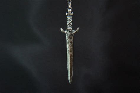 Celtic Knot Sword Pendant Sterling Silver
