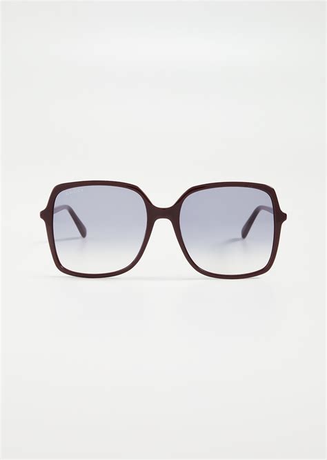 gucci gucci ultralight acetate square sunglasses sunglasses