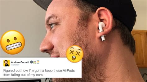 How can you prevent airpods from falling out? This Guy Just Found A CRAZY Solution To Stop Apple's ...