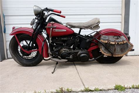 Final Year Knucklehead 1947 Harley Davidson Model F Barn Finds