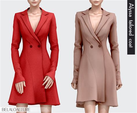 Patreon Sims 4 Mods Clothes Tailored Coat Sims 4