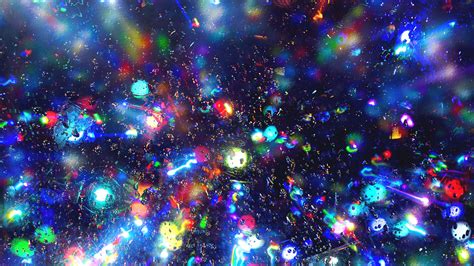 Download Wallpaper 2560x1440 Balls Glow Abstraction Colorful