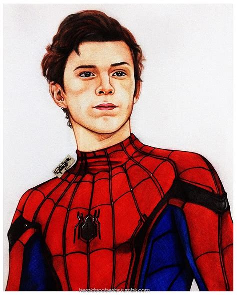 Drawing And Scribble — Tom Holland As “spider Man” 🕷 I Really Hope