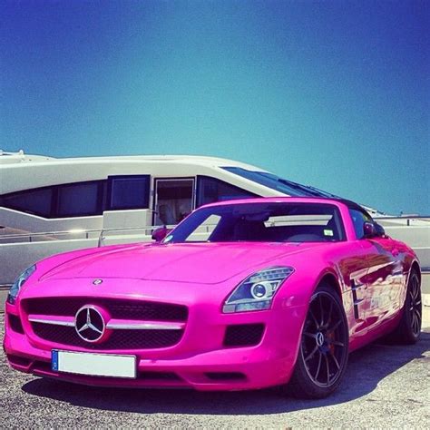 Mercedes Benz Sls Amg Pink Girly Cars For Female Drivers Love Pink