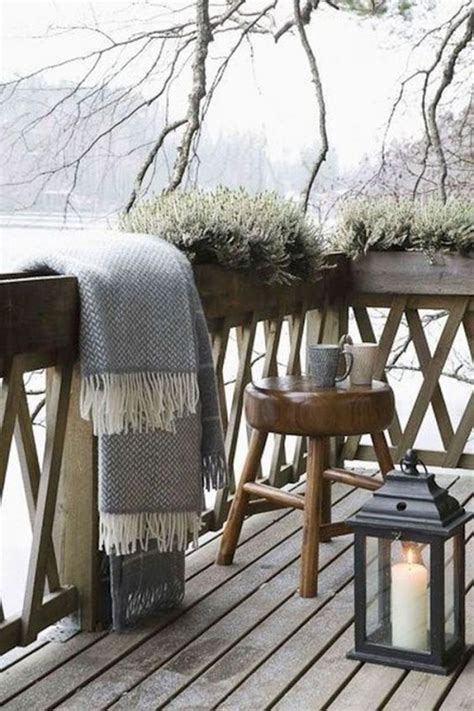 20 Most Cozy Balcony Ideas For Winter Season Homemydesign