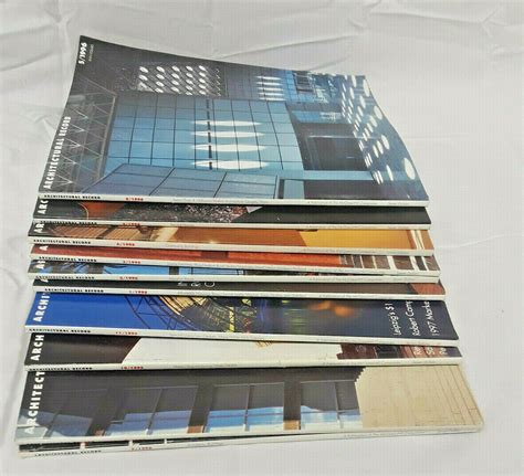 Vintage 1996 Architectural Record Magazine Architecture Design Aia