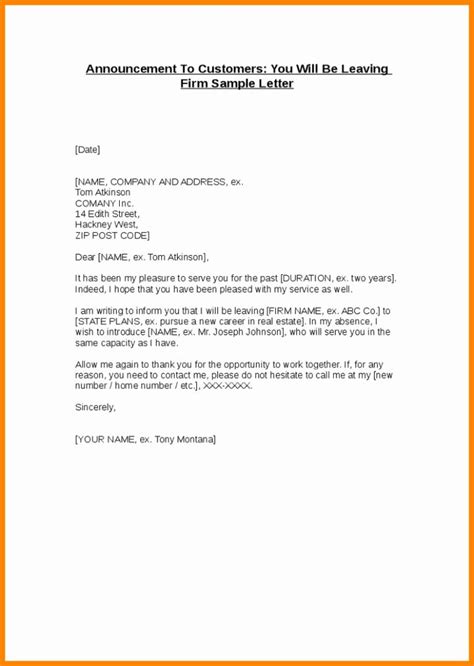 How To Announce Employee Resignation Example Coverletterpedia
