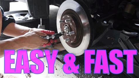 How To Remove Brake Rotor Screws Easy And Fast Way Youtube
