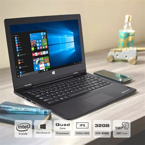 Iview Megatron Ii 141 Quad Core 2gb32gb 360° Touch Screen Laptop