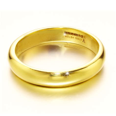Pure Welsh Gold Wedding Band Rings Welsh Gold Aur Cymru Ltd