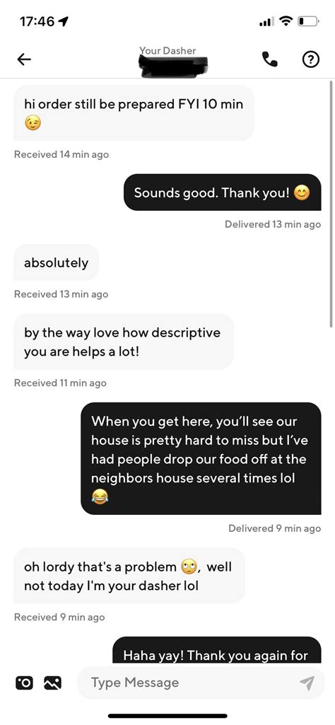 Most Wholesome Interaction Ive Encountered As A Customer My Bf Was Skeptical That Our Dasher