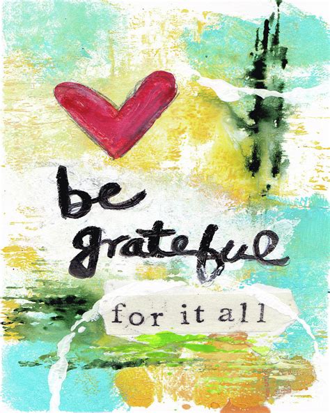 Be Grateful For It All Painting By Kathleen Tennant Fine Art America