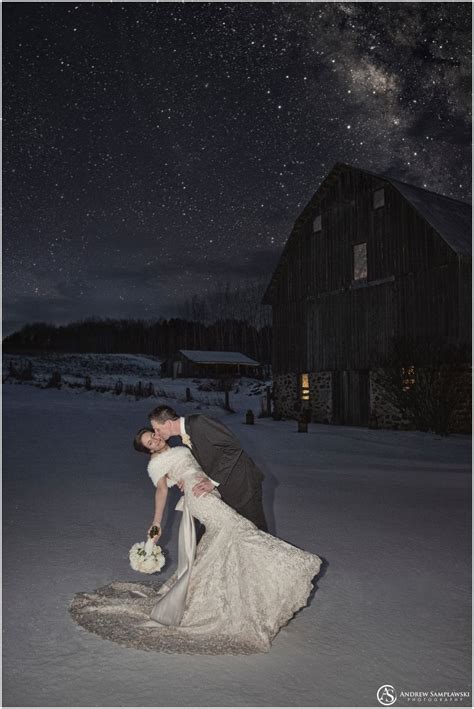 Enchanted Barn Wedding Andrew Samplawski Photography Winter Wedding