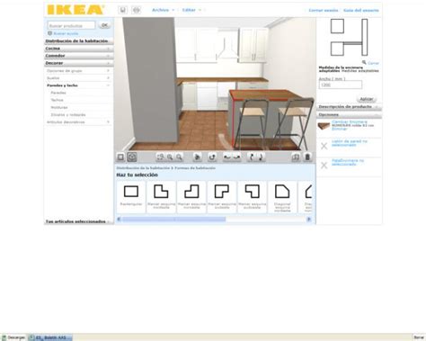 Þegar vafrinn opnast aftur ferðu beint á upphafssíðuna. IKEA Home Planner Online