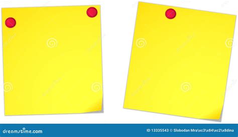 Pined Notes Stock Photos Image 13335543
