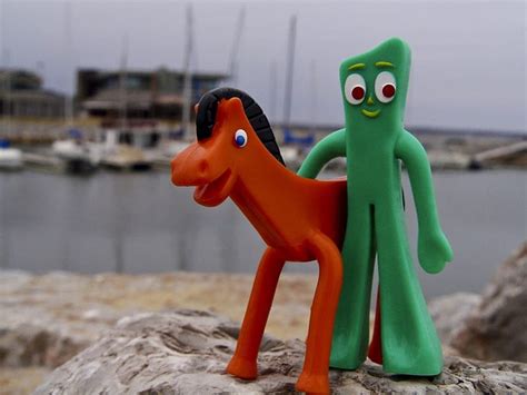 Free Download Gumby And Pokey The Beach Red Pokey Gumby Fun Cute