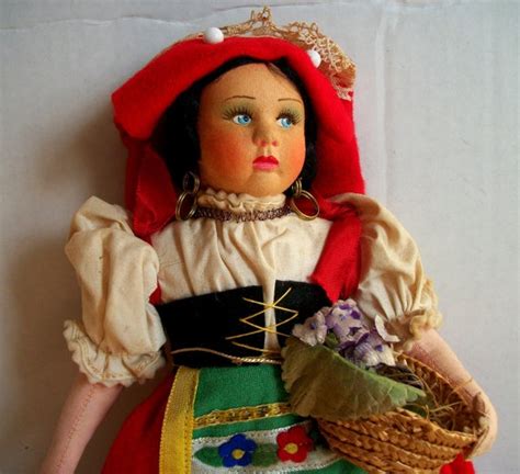Vintage Italian Cloth Doll Magis Roma Etsy Doll Clothes Vintage