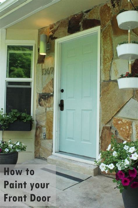 Want to know how paint a door like a pro? How to Paint an Exterior Door as in, Shut the Front Door!